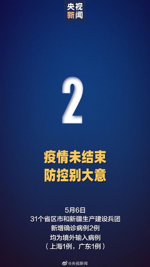 【5地新增2例境外输入涉6省_新增54例均为境外输入】