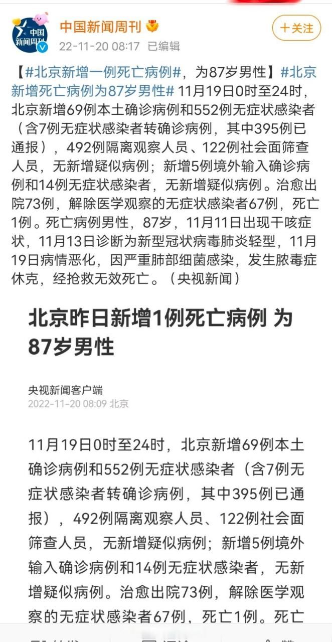 31省区市新增1例死亡病例涉27省:全国新增死亡一例
