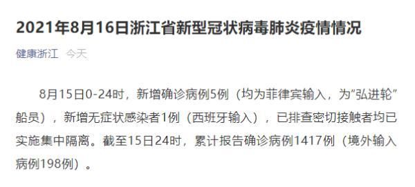 浙江舟山首例境外输入来源公布(舟山境外输入人员)