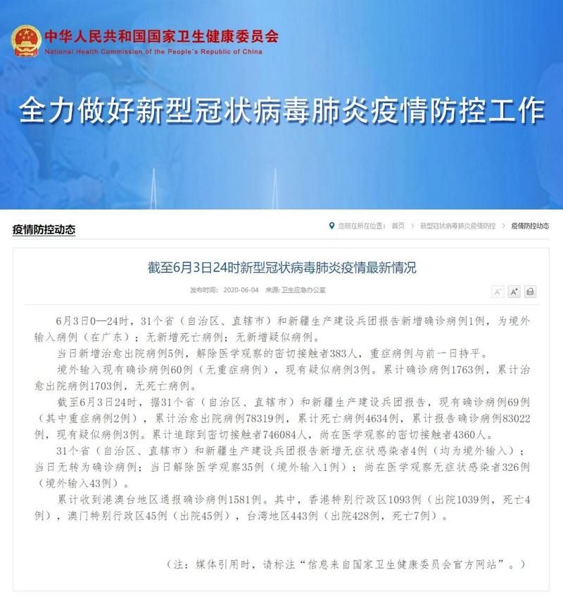 【31省新增5例重症涉30省市_新增重症病例】