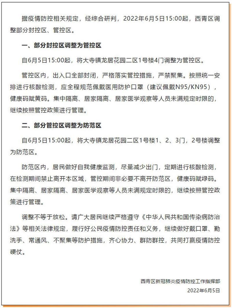  城区管控区标准最新公布:管控区防控措施有哪些
