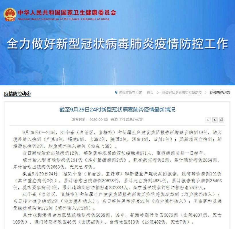 31省新增19例死亡病例涉18省/新增死亡24例