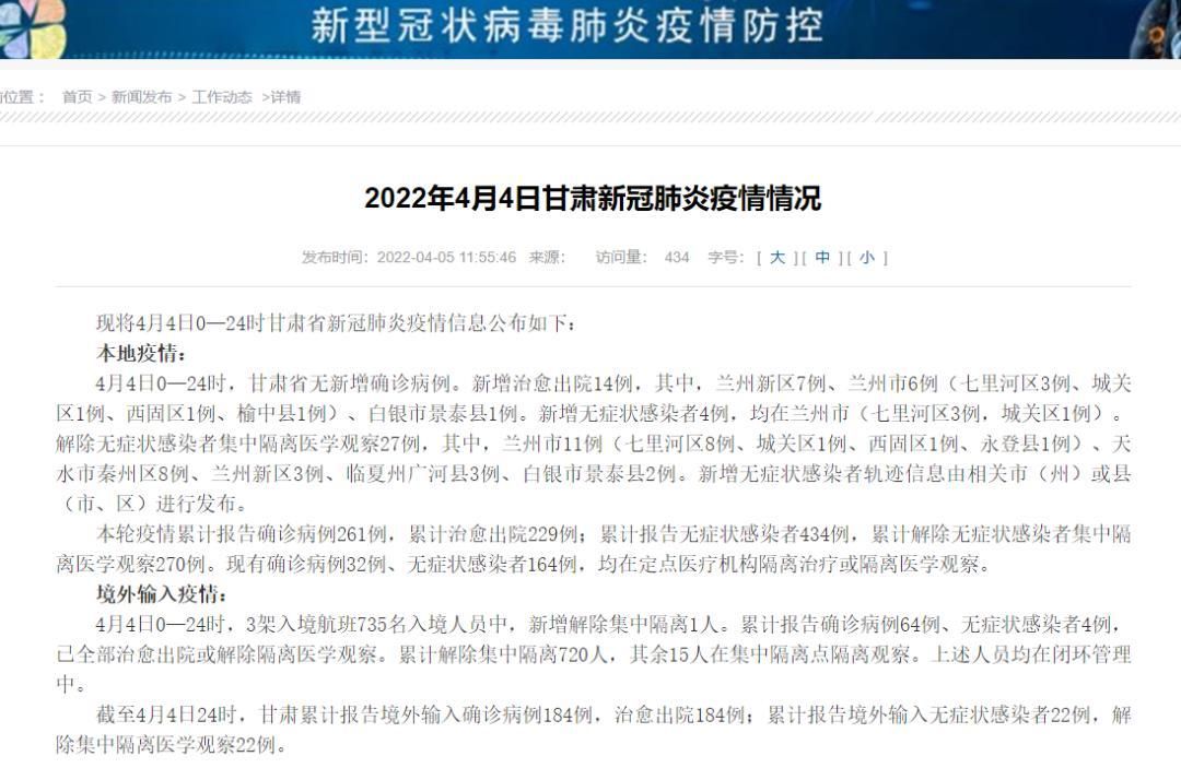 甘肃省兰州市七里河区5月10日无新增无症状感染者/兰州市七里河区新冠确诊