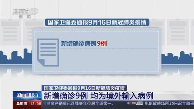 31个省份新增确诊9例均为境外输入/31省份新增确诊7例 均为境外输入