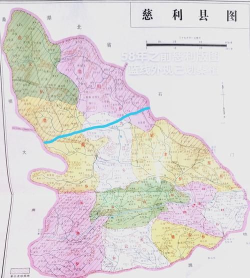 湖南张家界慈利县最新疫情:张家界市慈利县地图全图