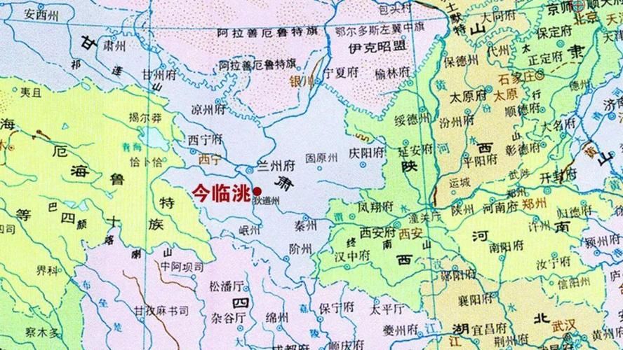 甘肃定西临洮县疫情风险地区划分:甘肃定西临洮县地图