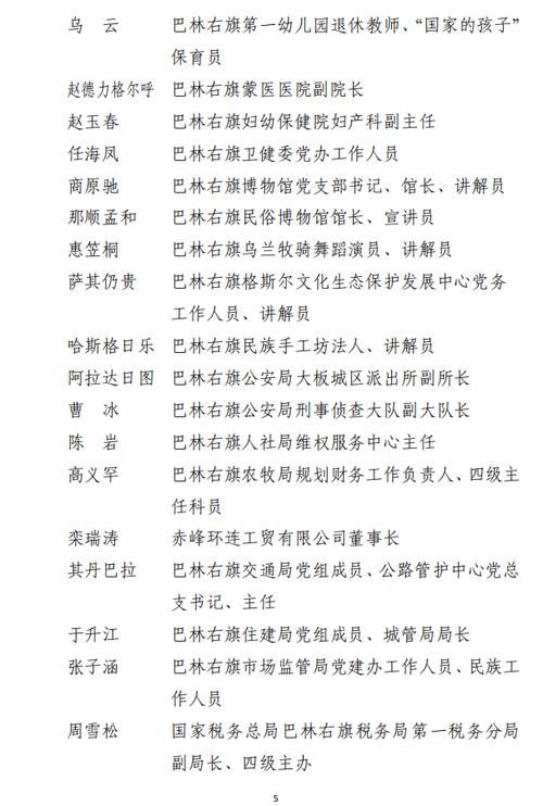 【最新疫情巴林右旗,巴林右旗最新干部公示】