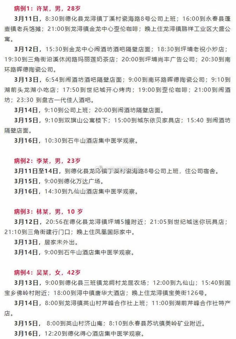 【疫情最新报告福建泉州德化县新闻_福建泉州新闻最新消息】