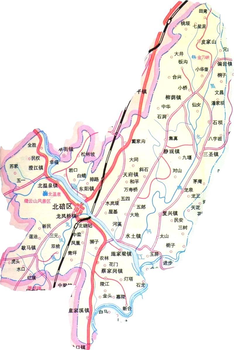 【疫情分布图最新北碚区,重庆北碚区高清地图】